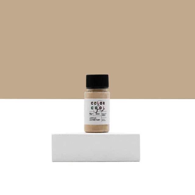 Acrylic Leather Paint Beige - 1 oz (30 ml)