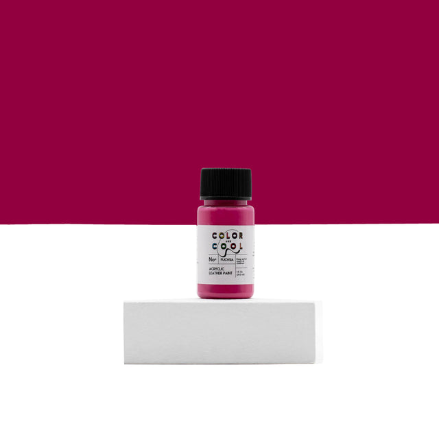 Acrylic Leather Paint Fuchsia - 1 oz (30 ml)