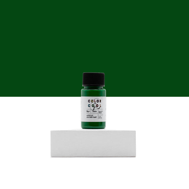 Acrylic Leather Paint Green - 1 oz (30 ml)