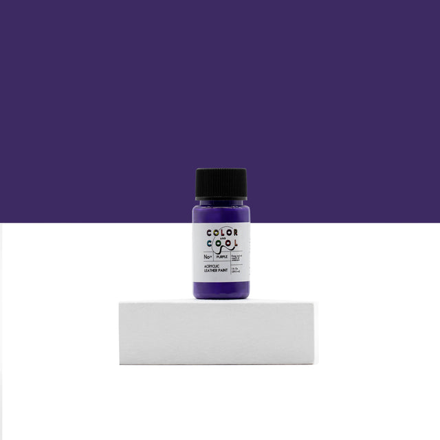 Acrylic Leather Paint Purple - 1 oz (30 ml)